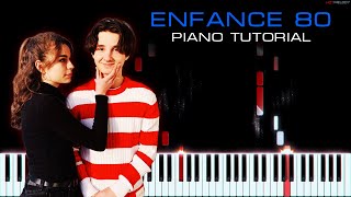 VIDEOCLUB  Enfance 80  Piano Cover Instrumental [upl. by Gardiner432]