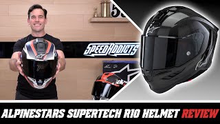 Alpinestars Supertech R10 Helmet Review at SpeedAddictscom [upl. by Teerprah]