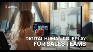 How AI roleplay prevents pipeline burn for sales teams  Digital human sales training from UneeQ [upl. by Enitsirhk]