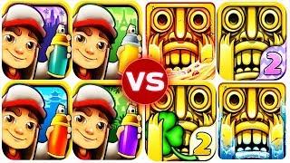 Temple Run 2 vs Subway Surfers Epic Run Full Gameplay HD [upl. by Erait]