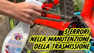 I 5 errori più comuni nella manutenzione della trasmissione della bici [upl. by Polinski946]