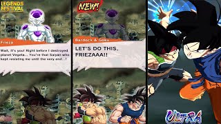 NEW GOKU amp BARDOCK VS FRIEZA BOSS FIGHT amp STORY CUTSCENES DB Legends FULL STORY [upl. by Elokyn]