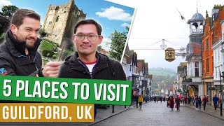 GUILDFORD  5 MUST VISIT PLACES [upl. by Lomasi39]