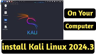 How to install Kali 20243 install Kali Linux in pc how to install Kali Linux in windows [upl. by Etiragram]