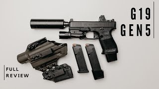 Glock 19 Gen 5 Full Build Review [upl. by Relyc130]