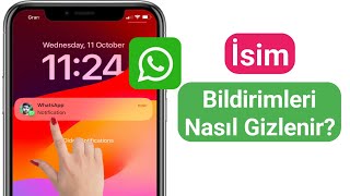 İPhoneda İsim Bildirimleri Nasıl Gizlenir  Whatsapp bildiriminde adı gizle iphone [upl. by Yenroc]