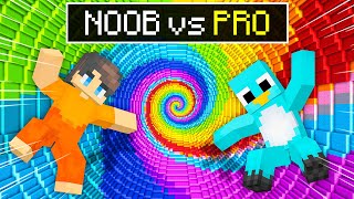 NOOB vs PRO EXTREME RAINBOW DROPPER Challenge In Minecraft [upl. by Atinahs489]