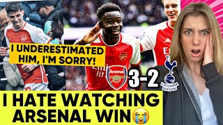 Arsenal Keep Winning😭 Kai Havertz is unstoppable Saka Wow Arsenal 32 Tottenham Reaction [upl. by Yroger]