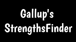 Gallups Strengths Finder Personality Test  What Is Cliftons Strength [upl. by Erund]