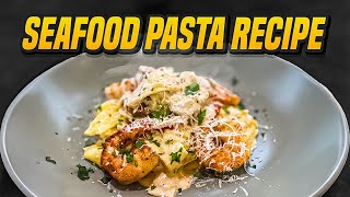 How to Make Irresistible Creamy Seafood Pasta  Easy Recipe Tutorial [upl. by Ardeed]