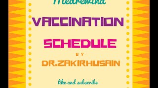 Vaccination schedule India [upl. by Raviv]