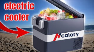 HCalory TD Series Portable Refrigerator  Electric Cooler 😮🌴👀 [upl. by Nohj]