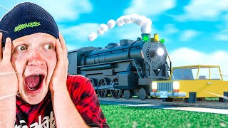 Can You STOP The Train In ROBLOX [upl. by Onairelav]