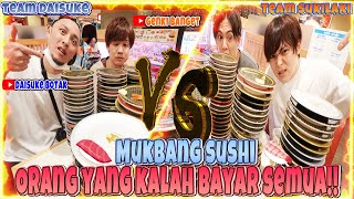 BATTLE MUKBANG SUSHI YANG KALAH BAYARIN SEMUANYA [upl. by Grube]