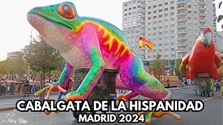 Cabalgata de la Hispanidad 2024 Madrid 3  Hispanicity Parade 2024 Madrid [upl. by Kraska]