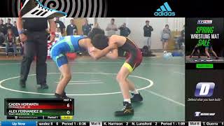 Mat 4 90 Caden Horwath Michigan Blue Vs Alex Fernandez III Team Washington [upl. by Scottie]