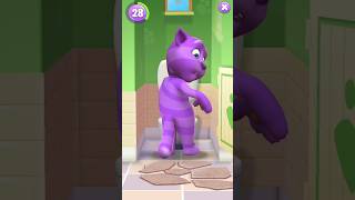 very crazy funny cat billi 😂🧄😺🥝🧅😹💩 funny shorts billi cat cartoon [upl. by Cynthy]