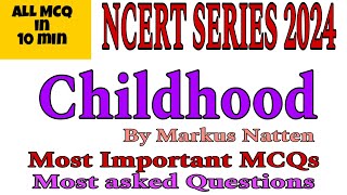 childhood class 11 english mcq  childhood mcq  class 11 english childhood mcq [upl. by Owades]