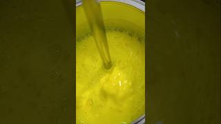 GIALLO FLUO SPECIALE⭐ colors fluo coloring vernice painting yellow subscribe shorts wow [upl. by Roosnam423]