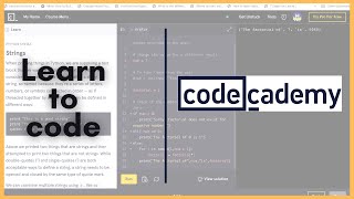 Learn Coding With Codecademy  How to Use CodeAcademy [upl. by Nyleuqaj]