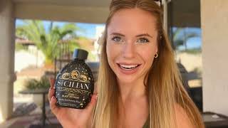 2023 The Sicilian Best Bronzer Tanning Lotion  Indoor or Outdoor Tanning [upl. by Richers]