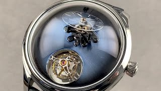 H Moser amp Cie x MBampF Endeavour Cylindrical Tourbillon 18101200 H Moser amp Cie Watch Review [upl. by Sabec]