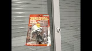 Cierre de seguridad para ventana [upl. by Evangelin720]