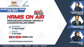 HRMIS ON AIR  PENGURUSAN SARAAN FAEDAH DAN GANJARAN DALAM HRMIS [upl. by Giff]