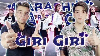 REACTION  ATARASHII GAKKO 新しい学校のリーダーズ  Giri Giri Choreography Video  STAGE3 [upl. by Hwu]