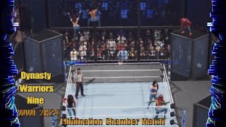 WWE 2K24 Six Dynasty Warriors  Elimination Chamber Match [upl. by Lisan693]