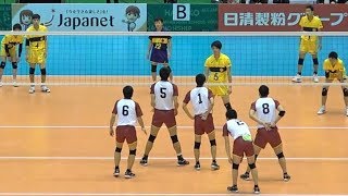 大村工業vs北陸 第1セット 春高バレー2018男子3回戦より Japan volleyball [upl. by Peltz309]