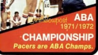 1972 ABA Finals Highlights Film Indiana Pacers defeat New York Nets [upl. by Spitzer400]