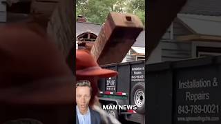 Chimney Demolition Oversight  Man News via drivesubstanceig fails trailer chimney demolition [upl. by Hesky300]