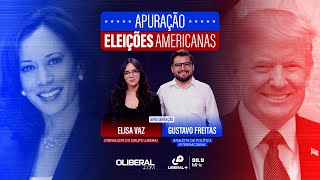 Eleições EUA 2024 ao vivo veja apuração análises e os impactos para o Brasil [upl. by Enawyd]