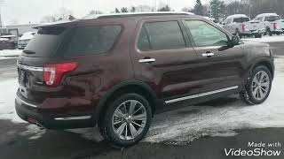 2018 Ford Explorer Burgundy Velvet Metallic Tinted CC [upl. by Yentroc]