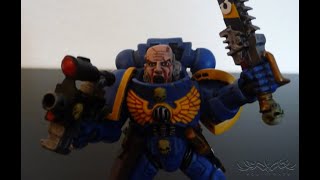 Sideshow Collectibles Warhammer 40000 Brother Amadeon of the Ultramarines Space Marine Statue [upl. by Ydarb]