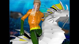 3d AQUAMAN FILMATION INTRO [upl. by Franny]