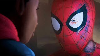 SpiderMan Dies  Kingpin kills Peter Parker  SpiderMan Into the SpiderVerse 2018 [upl. by Annaeirb]