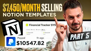 How to Make Thousands Monthly Selling Notion Templates [upl. by Lebanna]