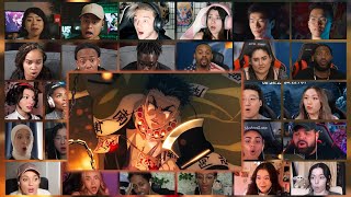 Full Episode Demon Slayer Season 4 Episode 8 Reaction Mashup  鬼滅の刃 [upl. by Suirtemed]