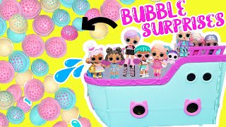 LOL Surprise Mega Ball Magic Surprises Dolls on Spring Break Squishy Sand and Bubbles [upl. by Attenwahs175]