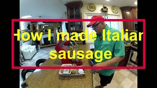 How I made Italian sausage [upl. by Vyner]