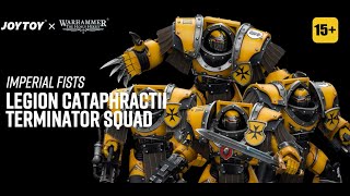 118 lmperial FistsLegion Cataphractii Terminator Squad joytoy warhammer warhammer40k [upl. by Procto]