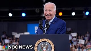 WATCH Biden holds campaign rally in Wisconsin  NBC News [upl. by Deroo550]