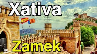 Arabski stary zamek na rzymskich ruinach ponad miastem  El Castillo Xativa Hiszpania 🇪🇸 2024 05 [upl. by Giraud]