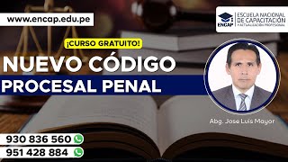 CURSO NUEVO CÓDIGO PROCESAL PENAL 2024 [upl. by Ornstead]