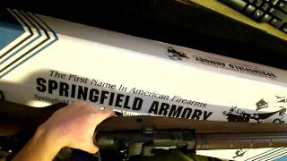 Unboxing the Springfield M1A  M14 and Comparison to M1 Garand and AR15 [upl. by Aholah]