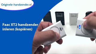 Faac XT2 handzender inleren kopiëren [upl. by Phelgon444]