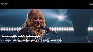 Taylor Swift  Daylight Mmsub City of Lover Paris Performance [upl. by Anialahs]