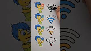 Inside out 2 Joy emotions orbs wifi drawing challenge shorts viral [upl. by Eberta]